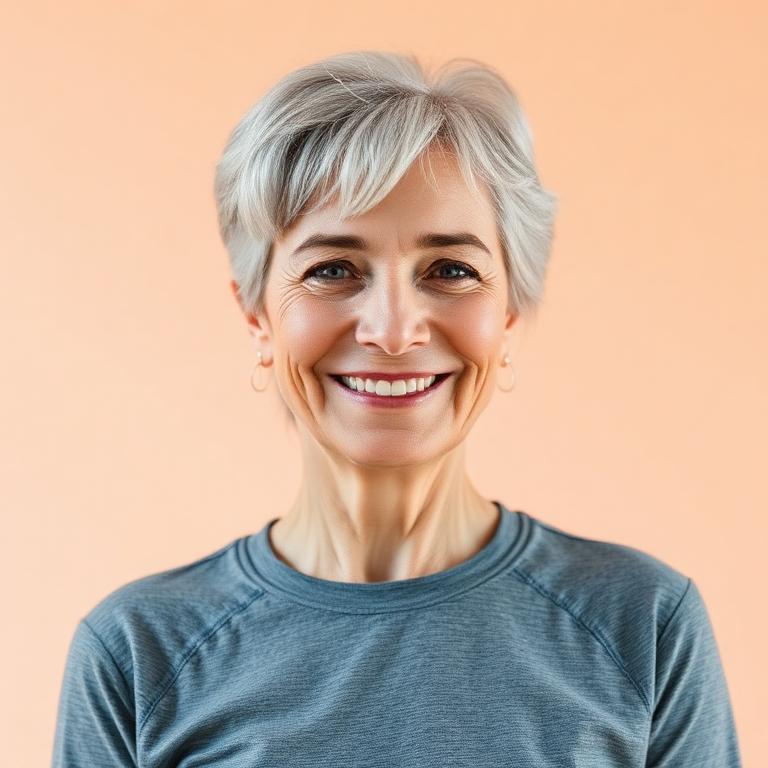 Mujer 55+ saludable y en forma